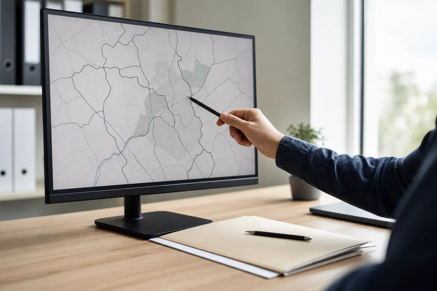 Recherche des zonages à la parcelle sur carte numérique et dossier papier